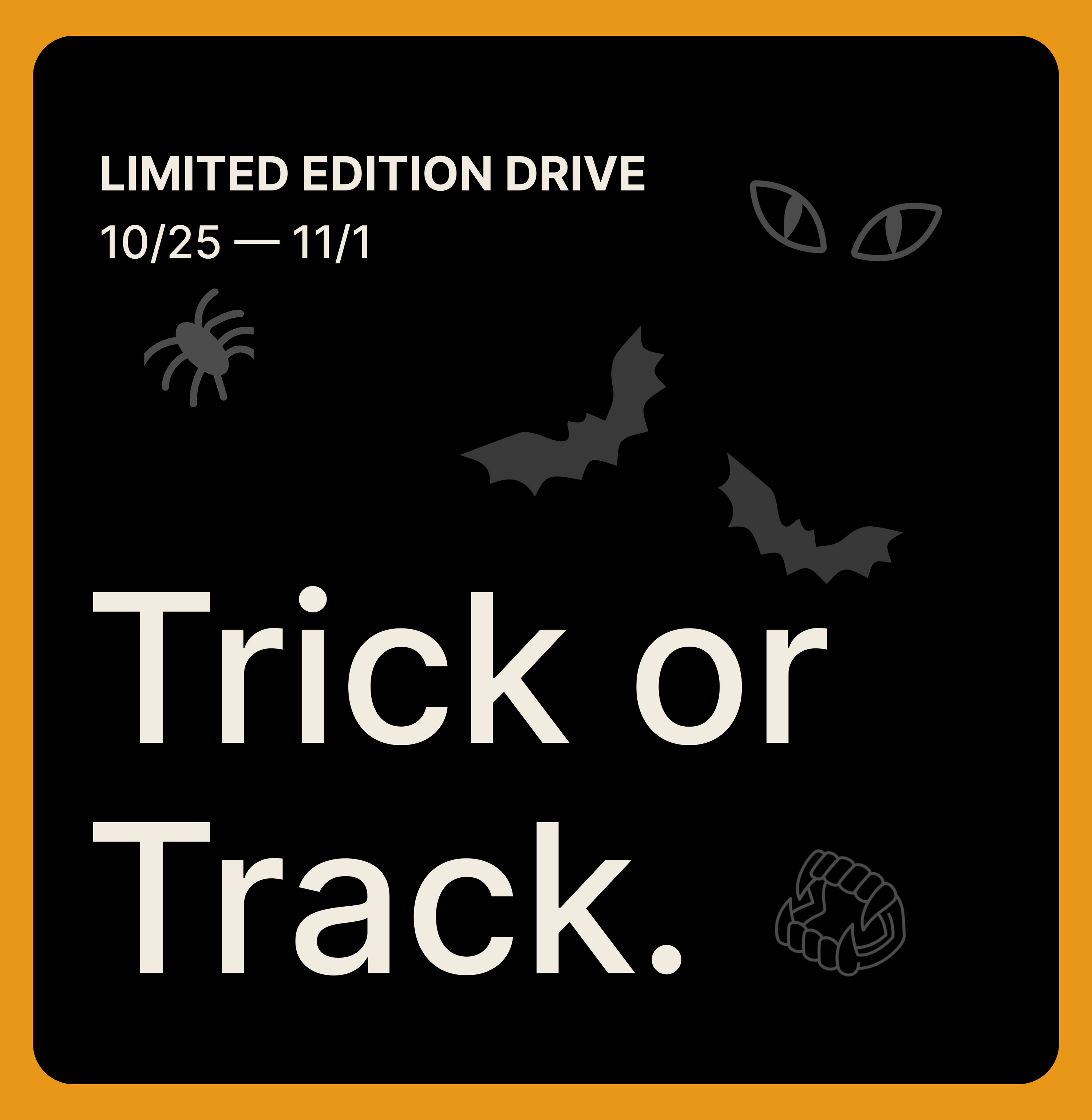 TRICK or TRACK