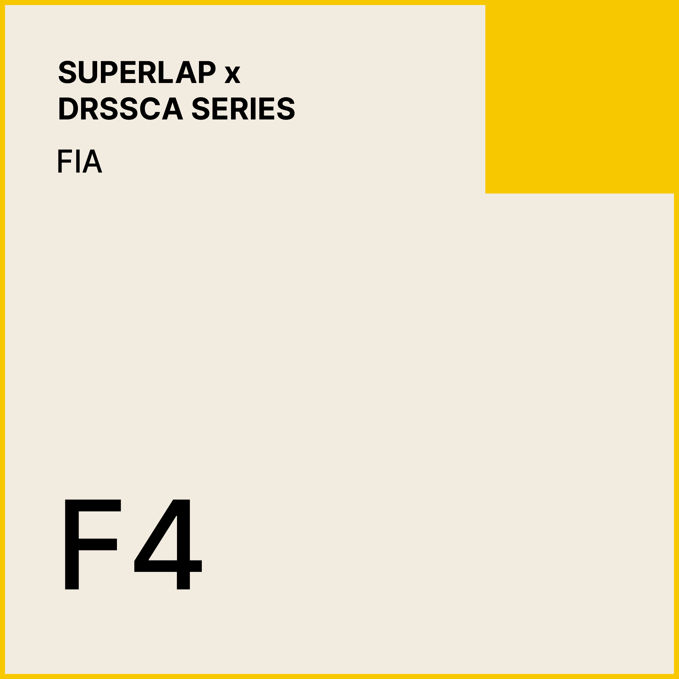 SUPERLAP X DRSCCA | FORMULA 4 | FALL 2025